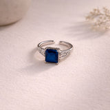 Sapphire Elegance Zircon Ring