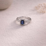 Azure Halo Ring