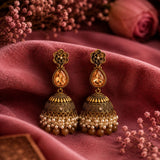 Peach Blossom Jhumka