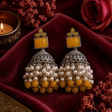 Sunbeam Pearl Jhumka