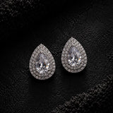 Aurielle Teardrop Zircon Earrings